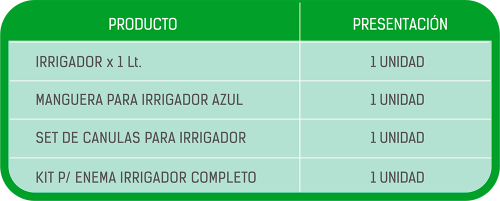 KIT ENEMA